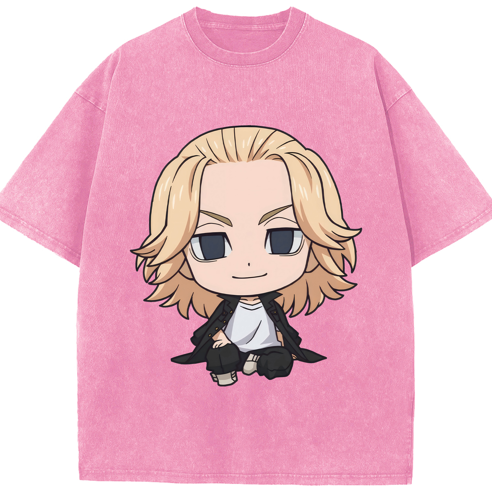 （画像用） 東京リベンジャーズ Tokyo Revengers 綿100% ヴィンテージ風 半袖Tシャツ（フロントプリント）